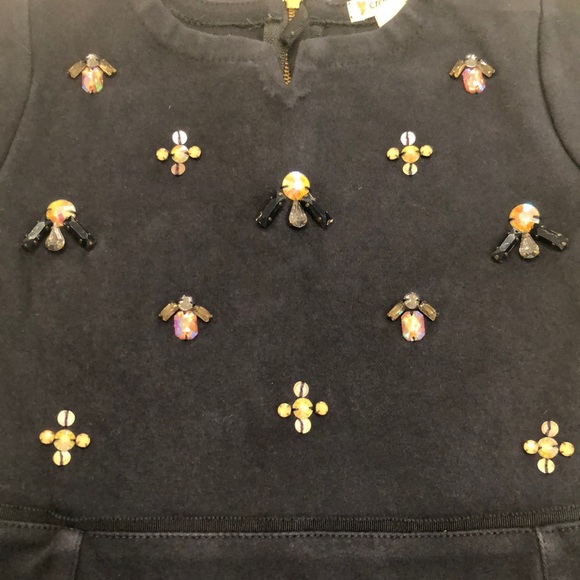 Girls Jcrew Crewcuts size 5 navy blue dress - Picture 4 of 13